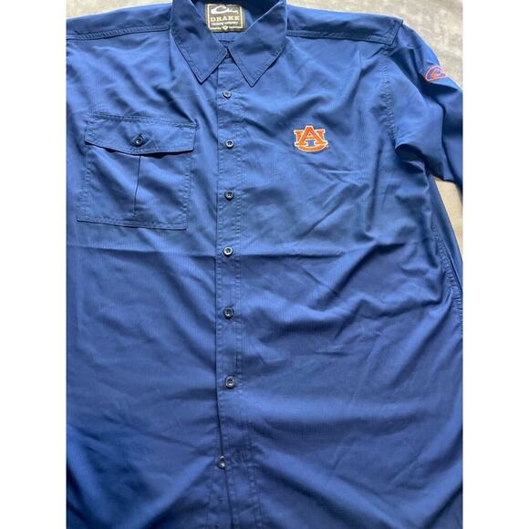 Auburn University AU Flyweight Drake Button Down Shirt‎ Blue Size Small - Picture 1 of 8